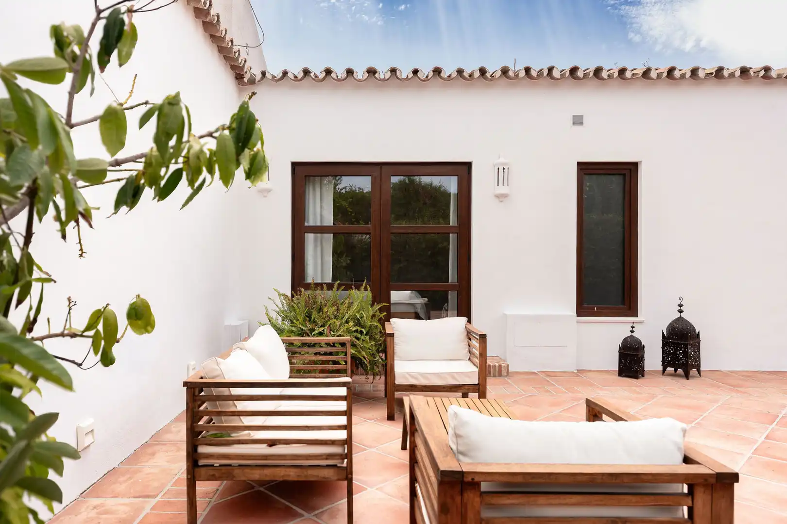 Terraza de Casa o chalet en venta en Estepona con Aire acondicionado, Jardín privado y Terraza
