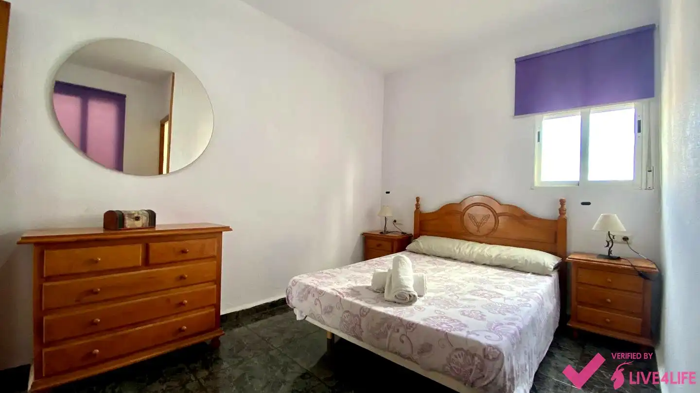 Bedroom of Attic for rent in Valencia  with Air Conditioner, Terrace and Furnished
