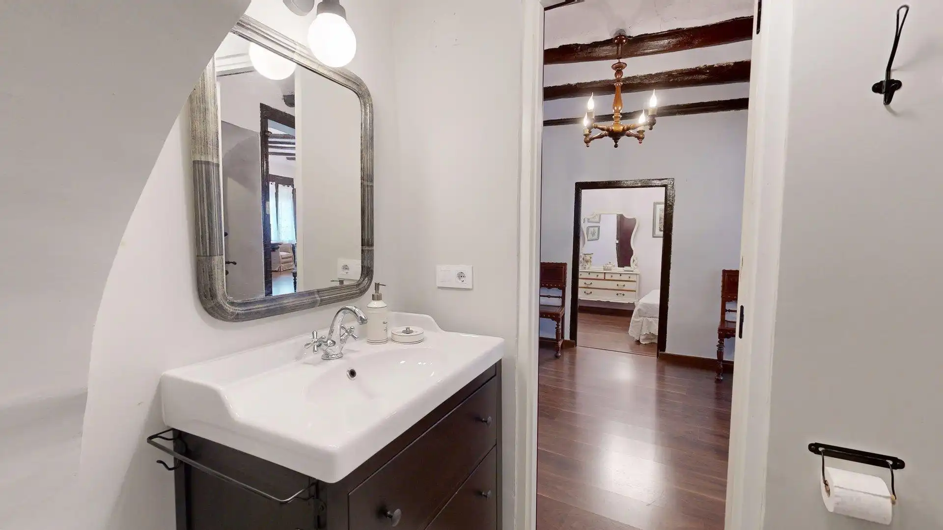 Baño de Casa o chalet en venta en Magallón con Jardín privado, Terraza y Amueblado