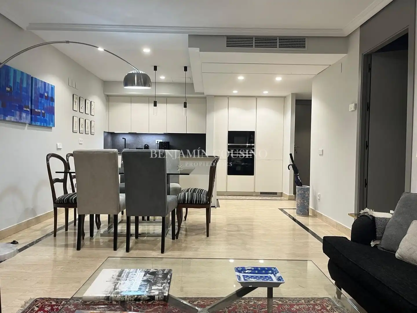 Sala de estar de Piso de alquiler en Madrid con Amueblado