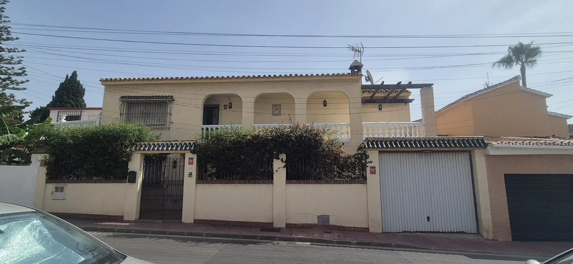 Exterior view of Detached homes for sale in Benalmádena  with Storage room, Swimming Pool and Balcony
