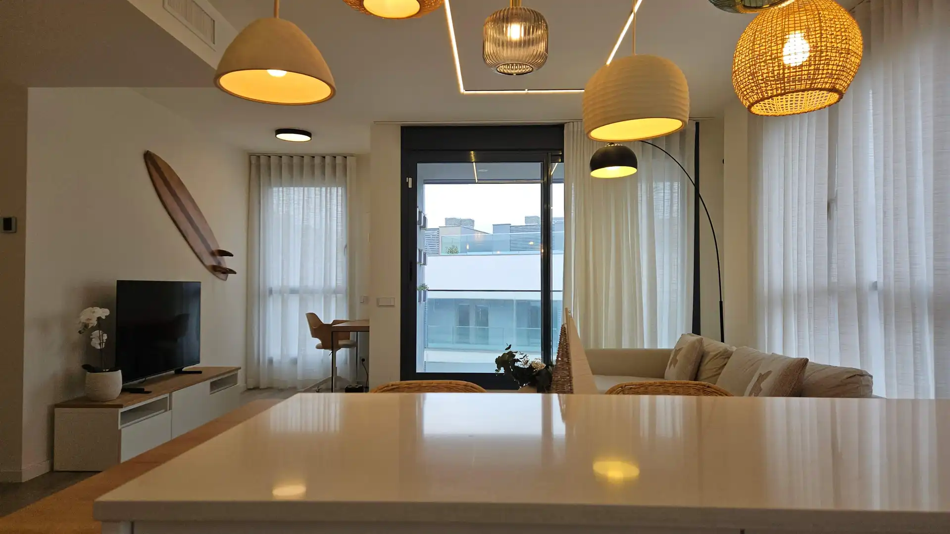 Kitchen of Flat for rent in Badalona  with Air Conditioner, Furnished and Alarm