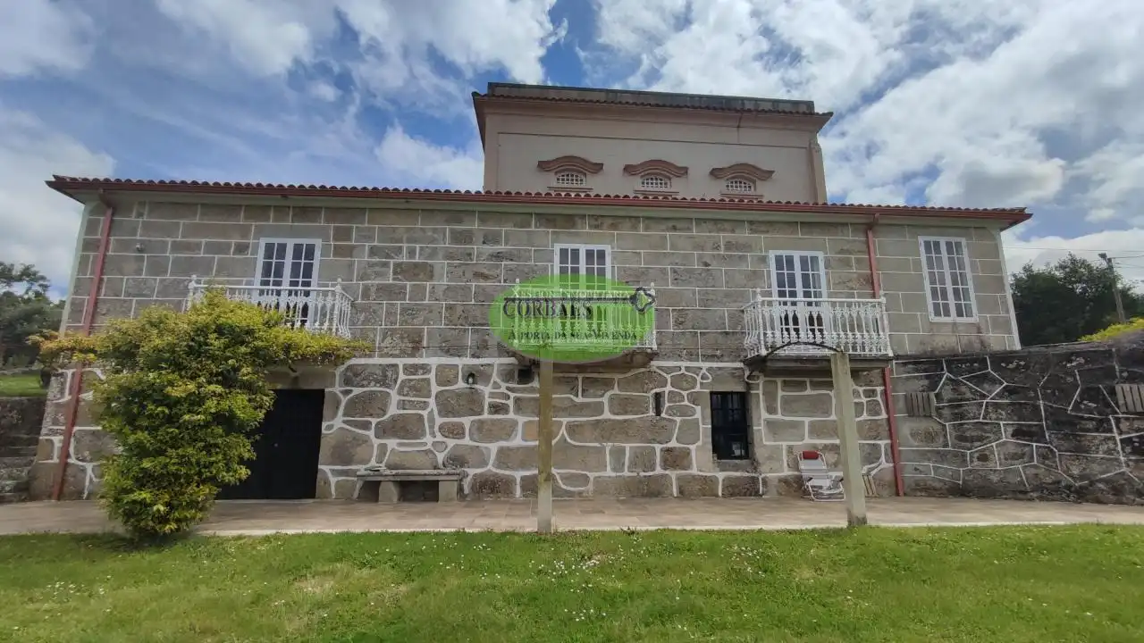 Vista exterior de Casa o chalet en venta en Ramirás con Calefacción, Jardín privado y Piscina
