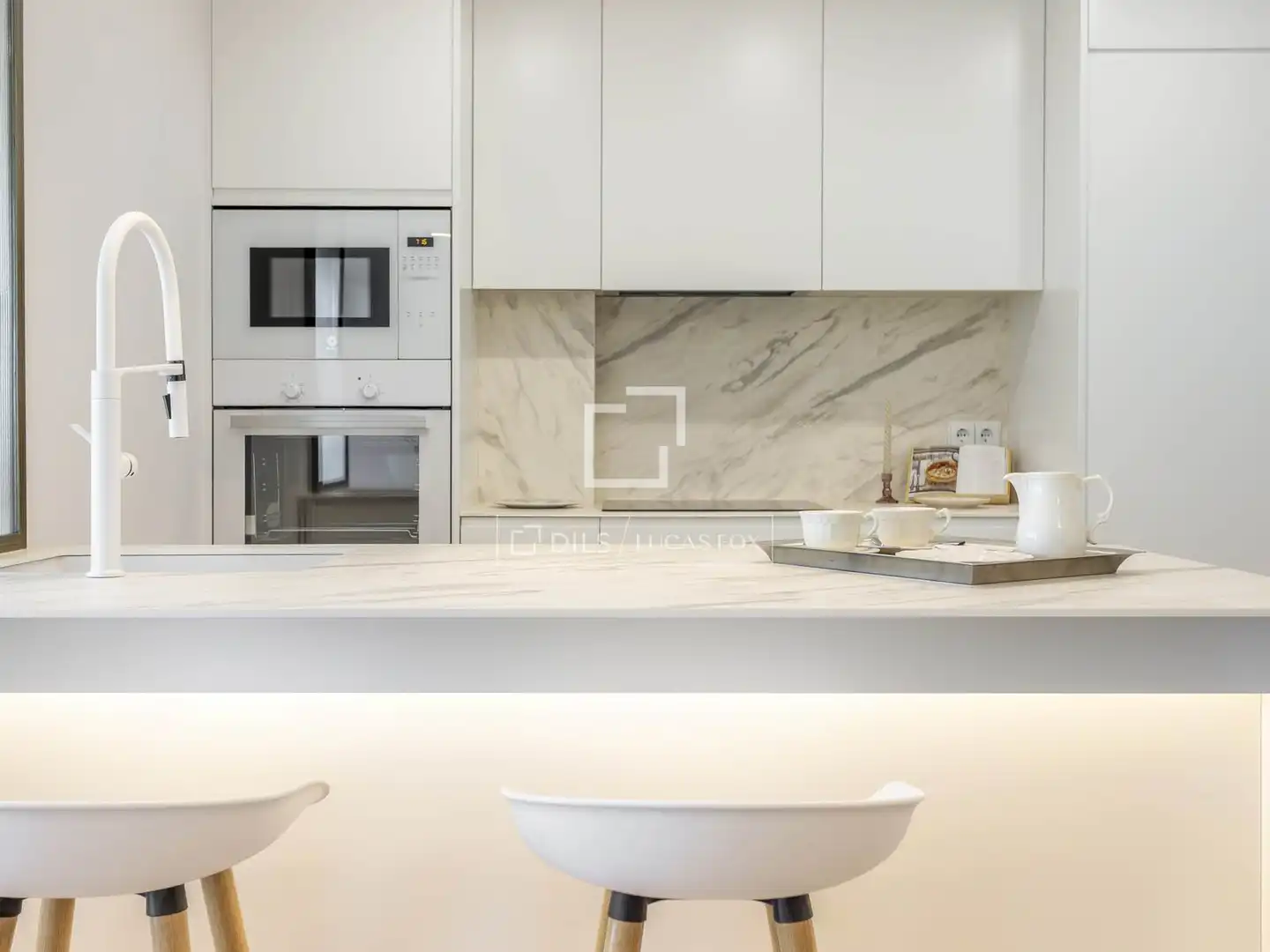 Kitchen of Flat for rent in Madrid  with Air Conditioner and Furnished