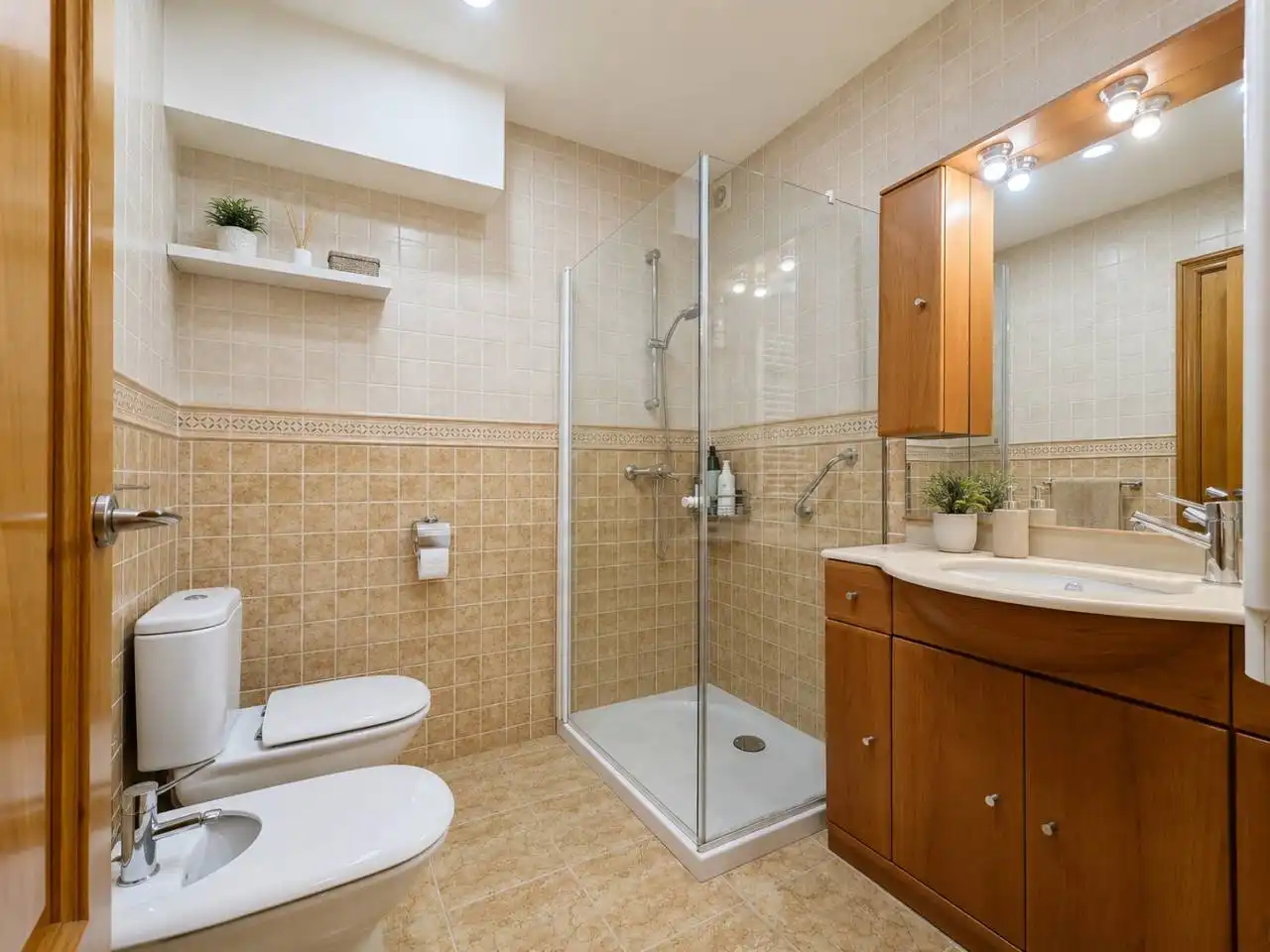 Baño de Casa adosada en venta en Manresa con Aire acondicionado, Calefacción y Terraza