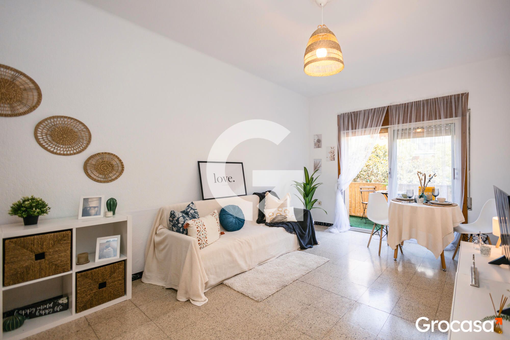 Living room of Flat for sale in Gavà  with Storage room, Oven and TV