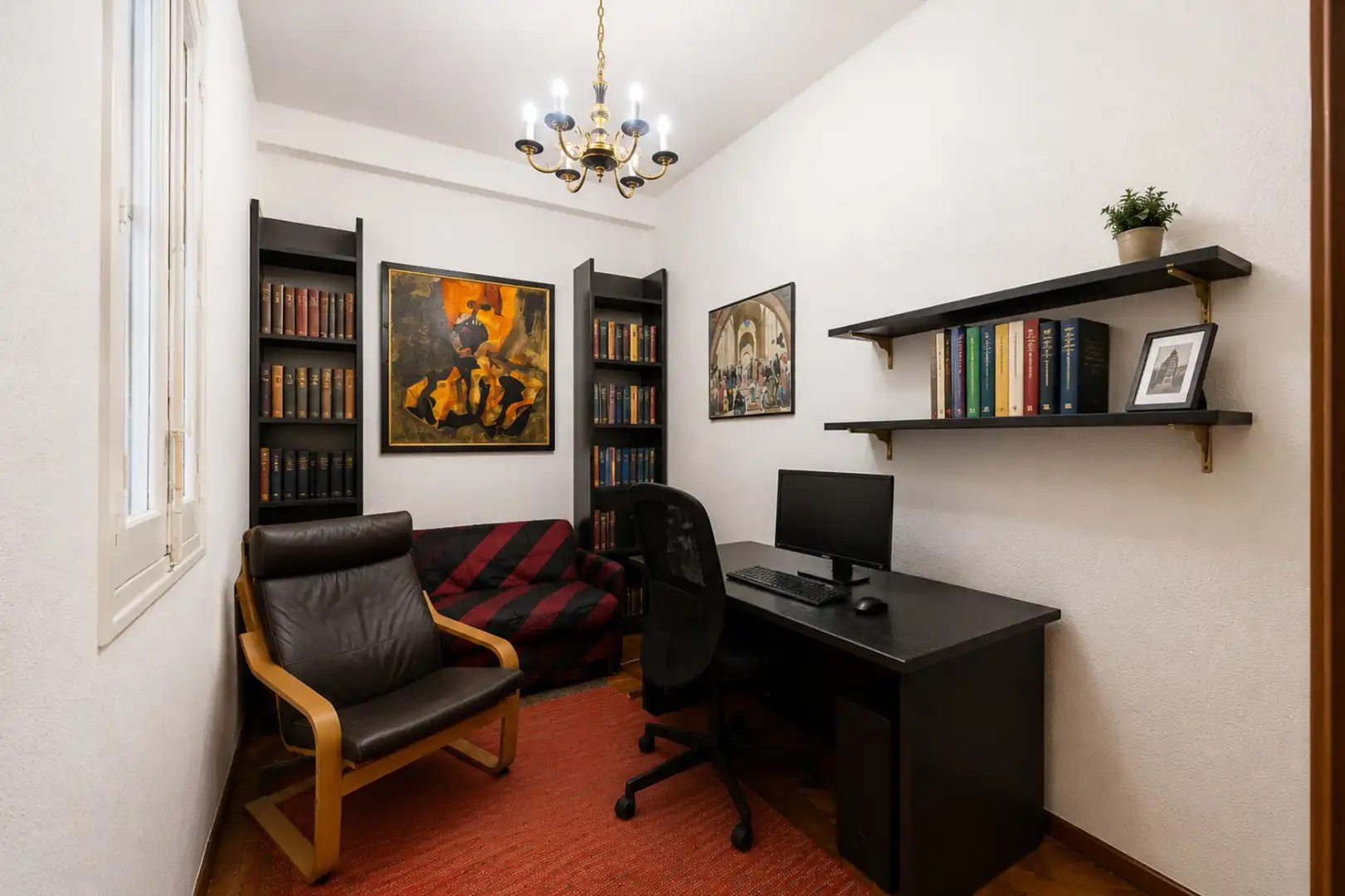 Wohnzimmer von Wohnung zum Verkauf in Madrid mit Klimaanlage und Heizung