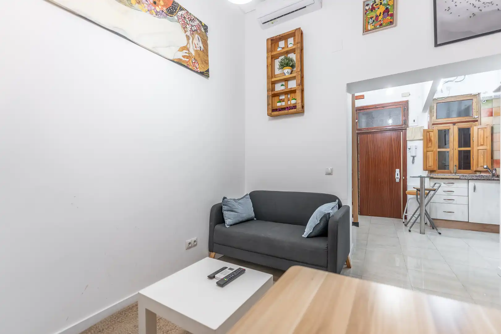 Sala de estar de Loft en venta en Madrid