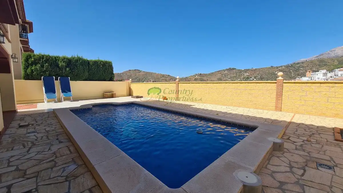 Swimming pool of Houses for sale in Canillas de Albaida  with Air Conditioner, Terrace and Storage room