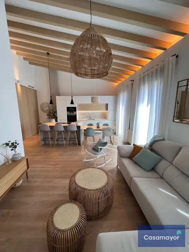 Sala d'estar de Pis de lloguer en Alicante / Alacant amb Aire condicionat, Calefacció i Terrassa