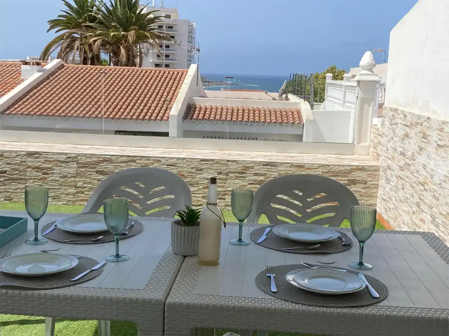 Terrace of Flat for rent in Adeje  with Swimming Pool