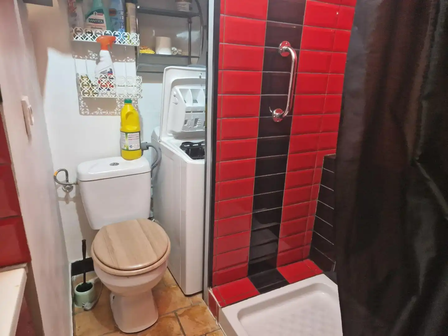 Badezimmer von Maisonette zum Verkauf in Roses mit Terrasse, Möbliert und Balkon