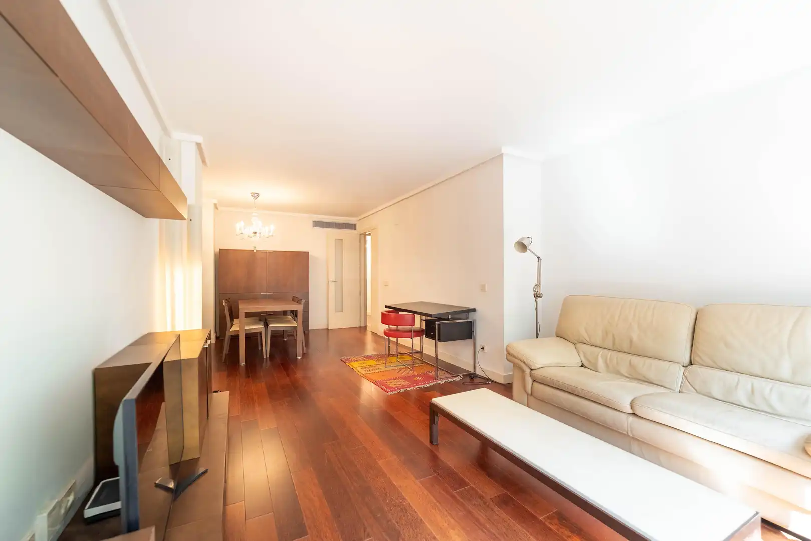 Wohnzimmer von Wohnung zur Miete in Madrid mit Klimaanlage, Heizung und Abstellraum
