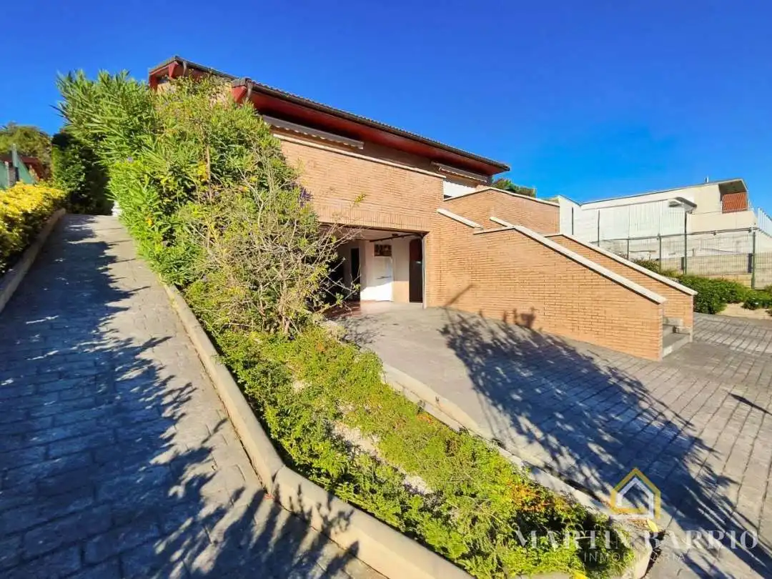 Vista exterior de Casa o chalet en venta en Muskiz con Calefacción, Jardín privado y Terraza