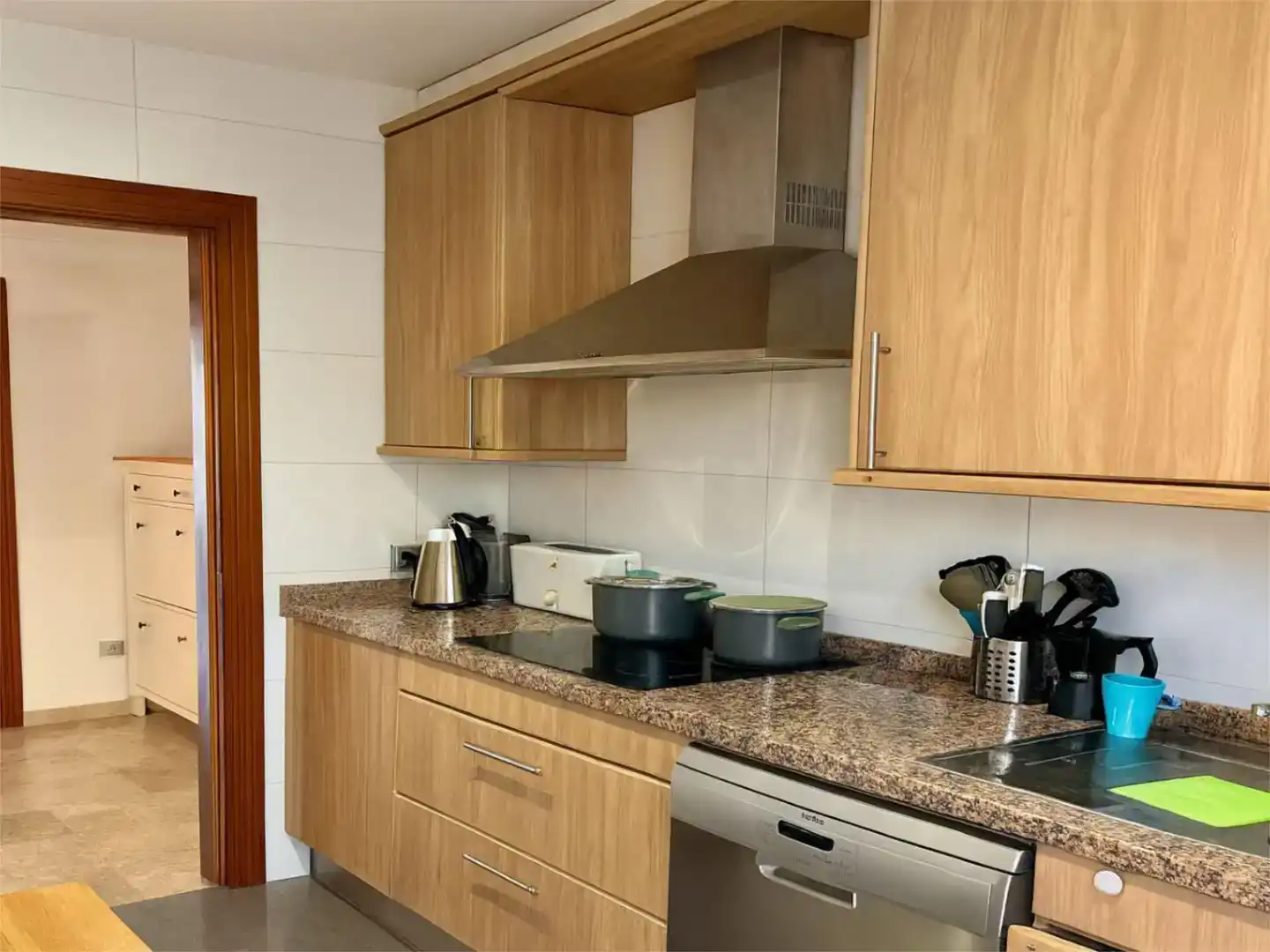Cuina de Apartament en venda en Santiago del Teide amb Aire condicionat i Balcó