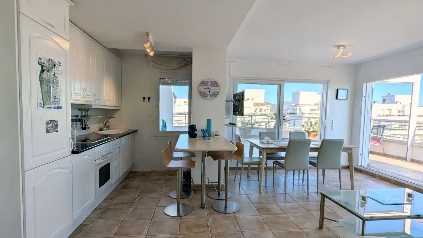 Cocina de Ático en venta en Empuriabrava con Aire acondicionado, Calefacción y Terraza