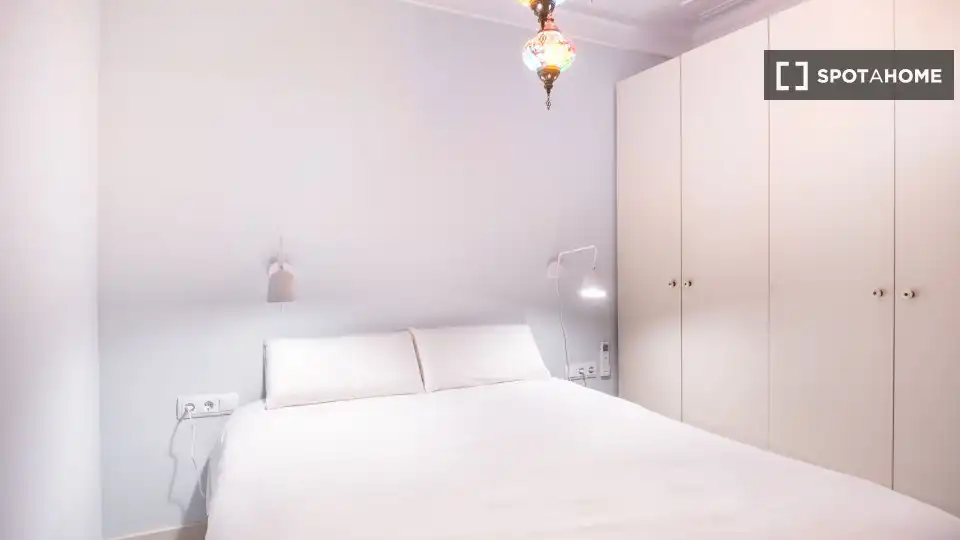 Habitación de Apartamento para compartir en Barcelona con Aire acondicionado, Calefacción y Terraza