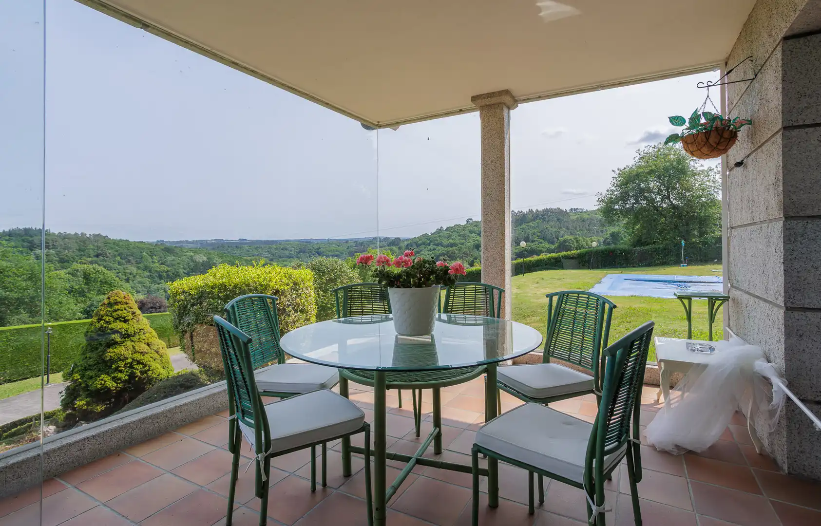 Terraza de Casa o chalet en venta en Lugo con Piscina