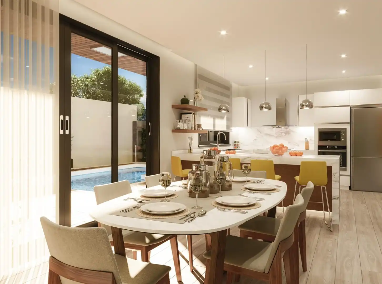 Comedor de Casa o chalet en venta en Puerto de la Cruz con Aire acondicionado, Jardín privado y Terraza