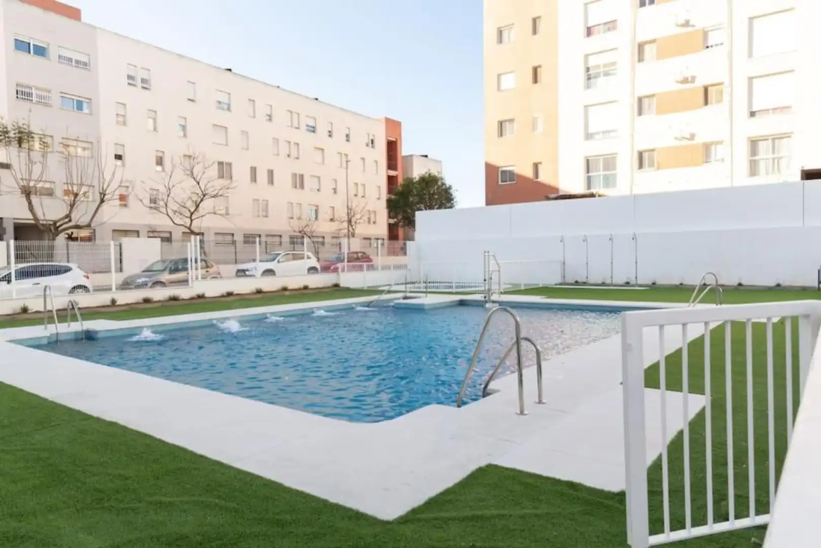 Swimming pool of Flat for sale in Casines