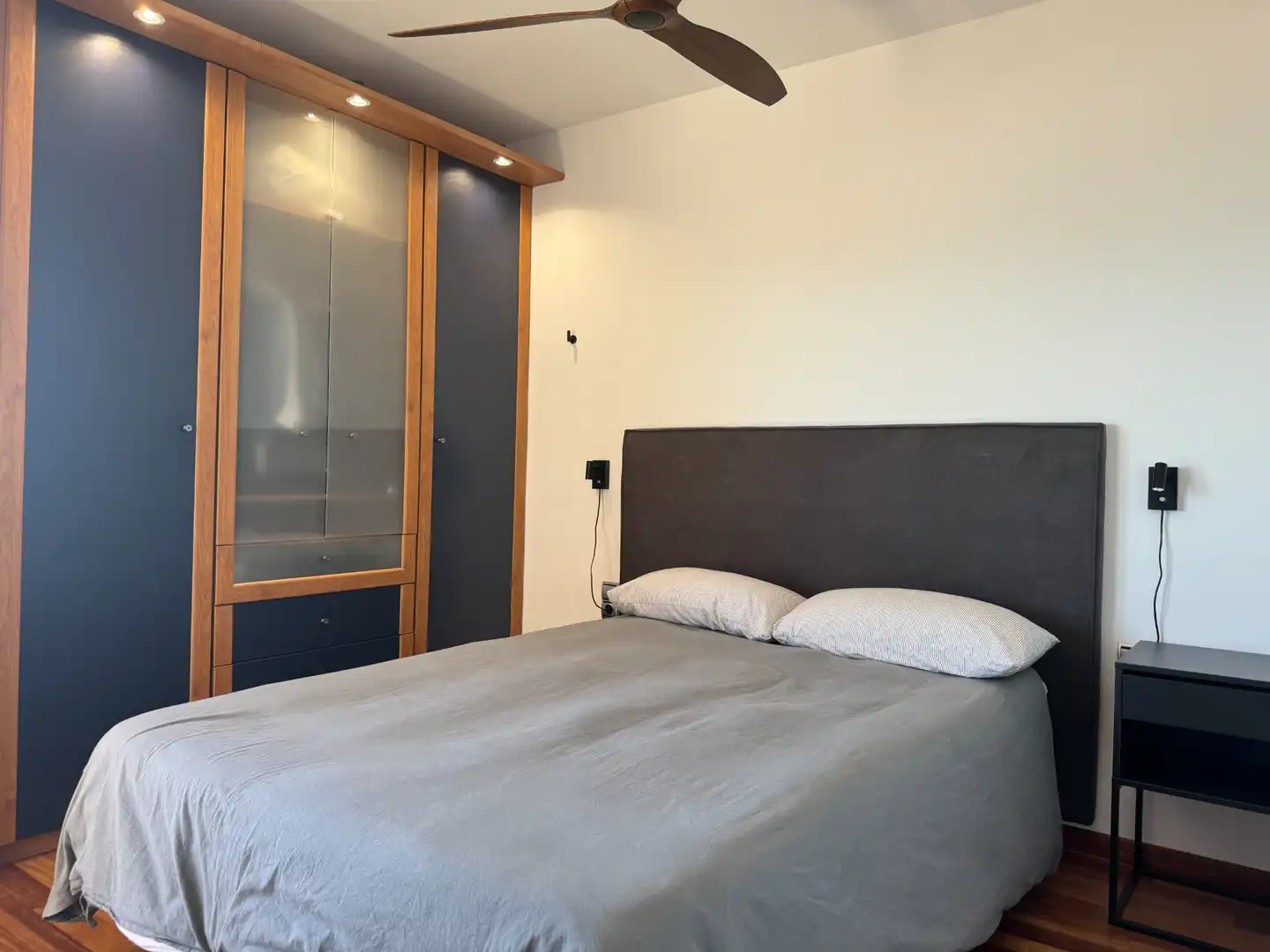 Schlafzimmer von Wohnung zur Miete in Vilassar de Mar mit Klimaanlage, Terrasse und Möbliert