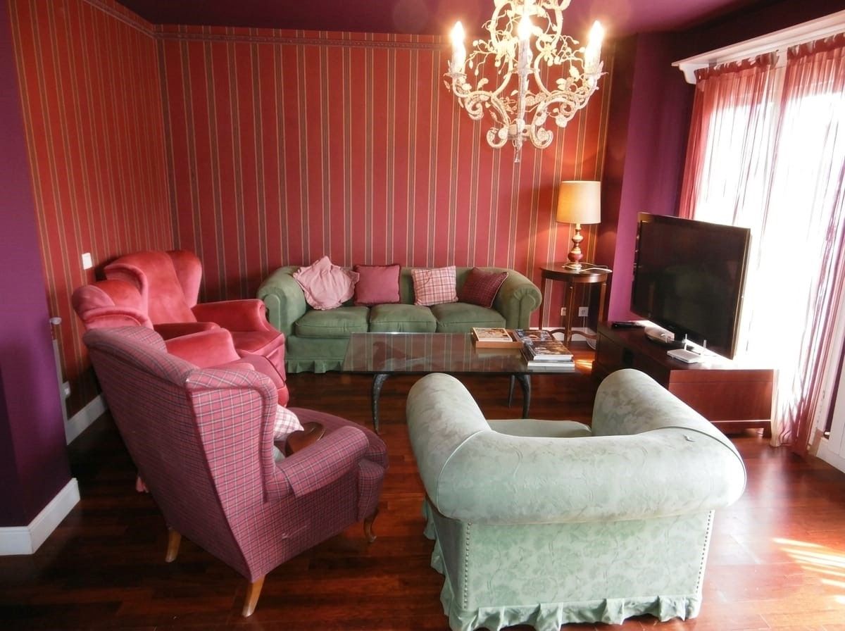 Sala de estar de Dúplex en venta en Prades con Calefacción, Parquet y Terraza