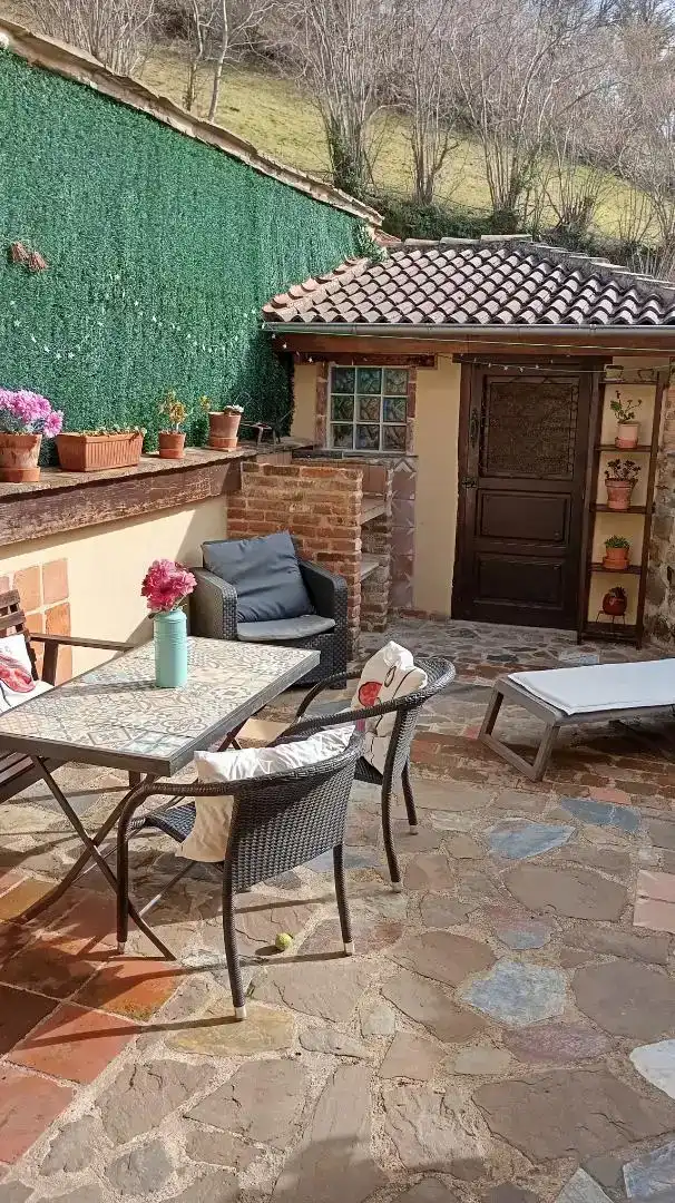 Terrassa de Finca rústica en venda en Mieres (Asturias) amb Balcó