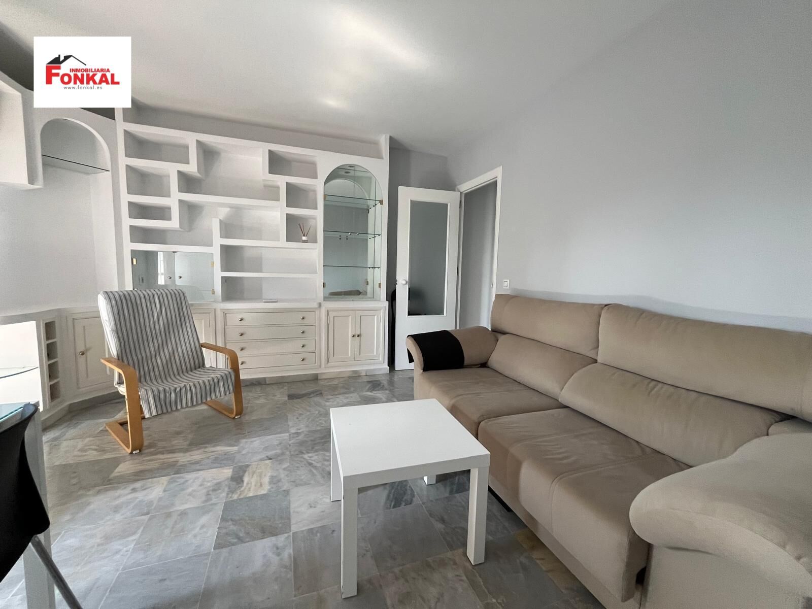 Living room of Flat for sale in Jerez de la Frontera  with Air Conditioner, Terrace and Balcony