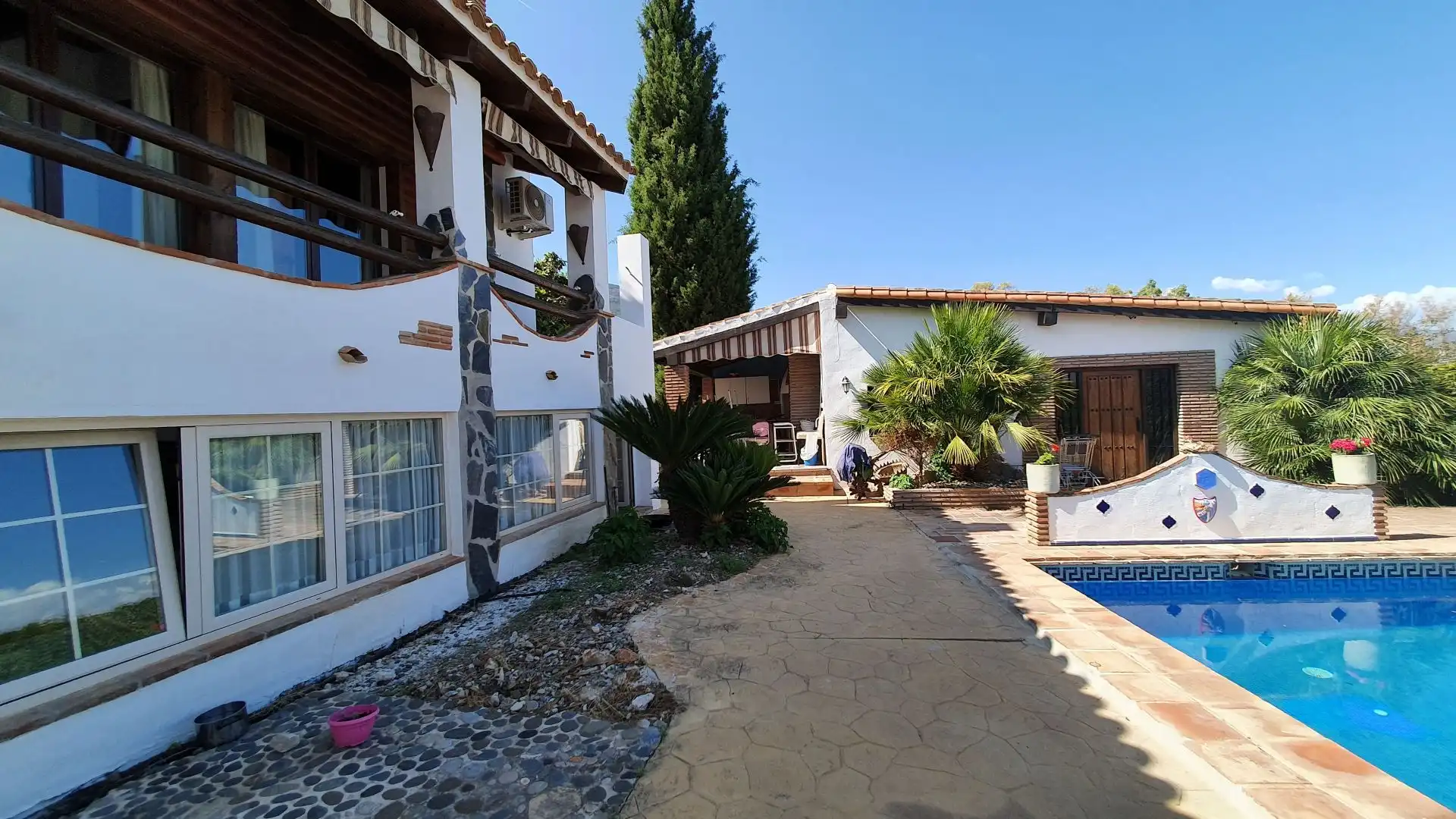 Vista exterior de Finca rústica en venta en Alhaurín El Grande con Piscina
