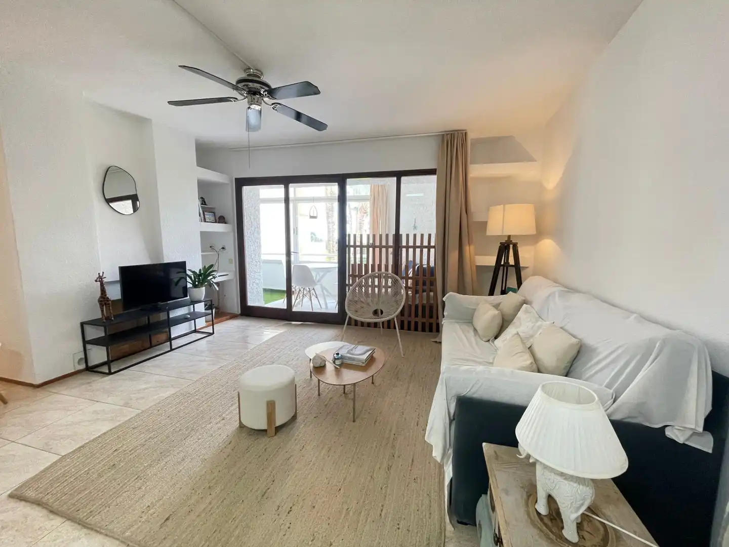 Sala de estar de Apartamento de alquiler en Altea con Calefacción, Terraza y Amueblado