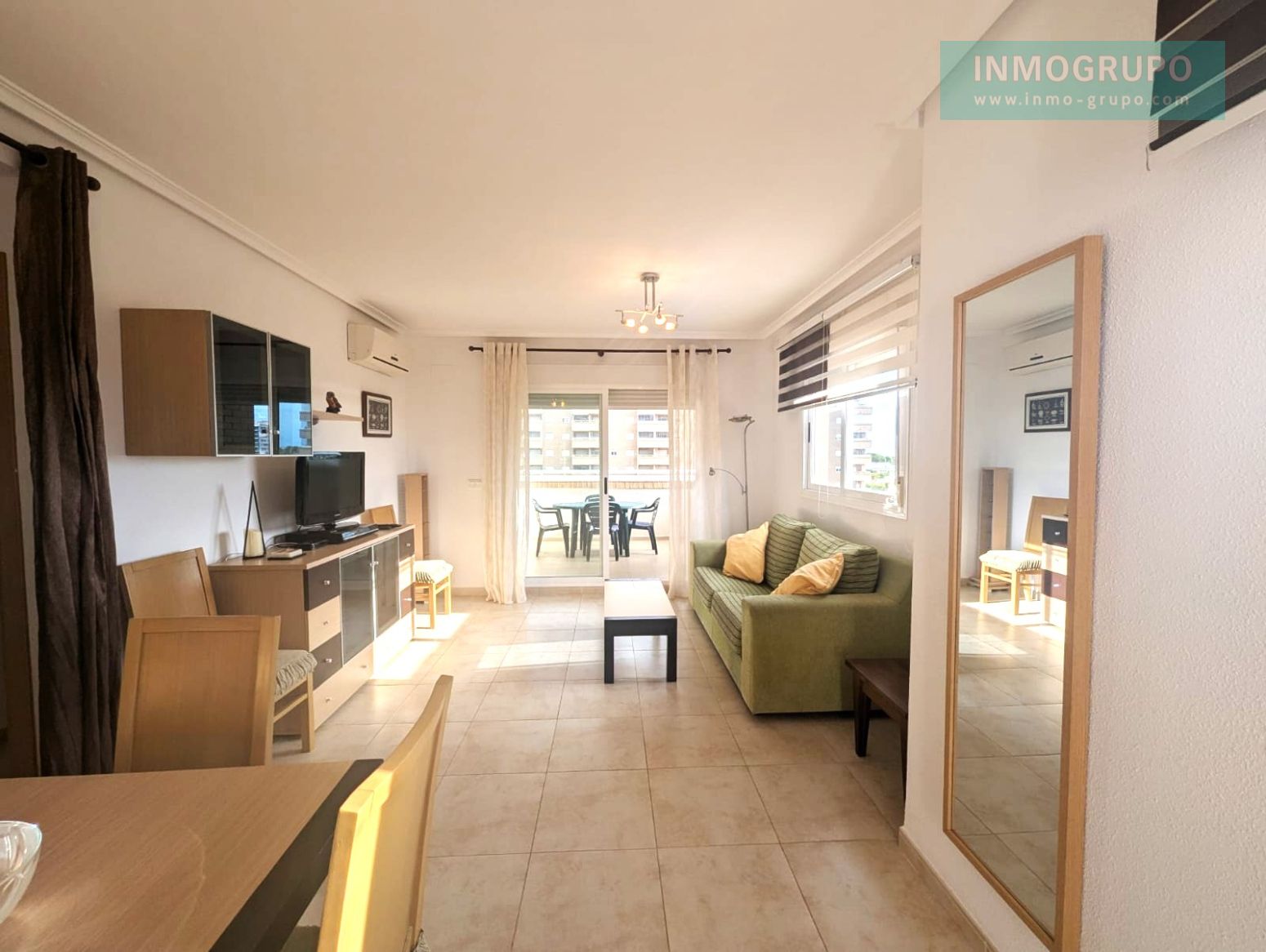 Sala d'estar de Pis en venda en Oropesa del Mar / Orpesa amb Aire condicionat, Calefacció i Jardí privat
