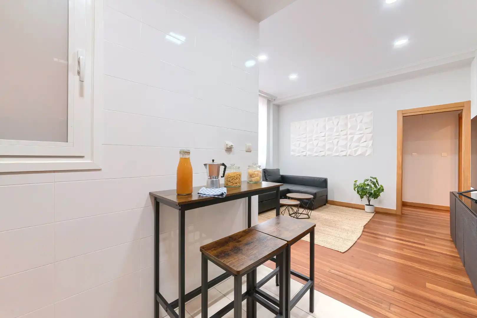Sala de estar de Apartamento de alquiler en Barakaldo  con Calefacción, Amueblado y Lavadora
