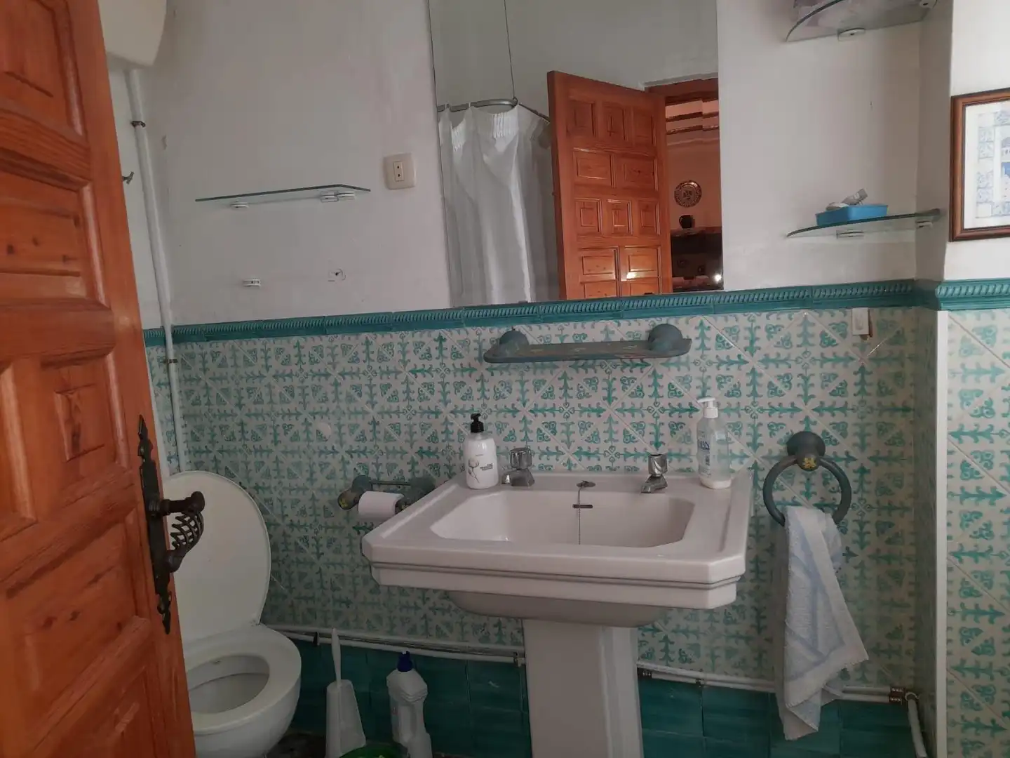 Bany de Casa o xalet en venda en La Roda de Andalucía amb Aire condicionat, Jardí privat i Piscina