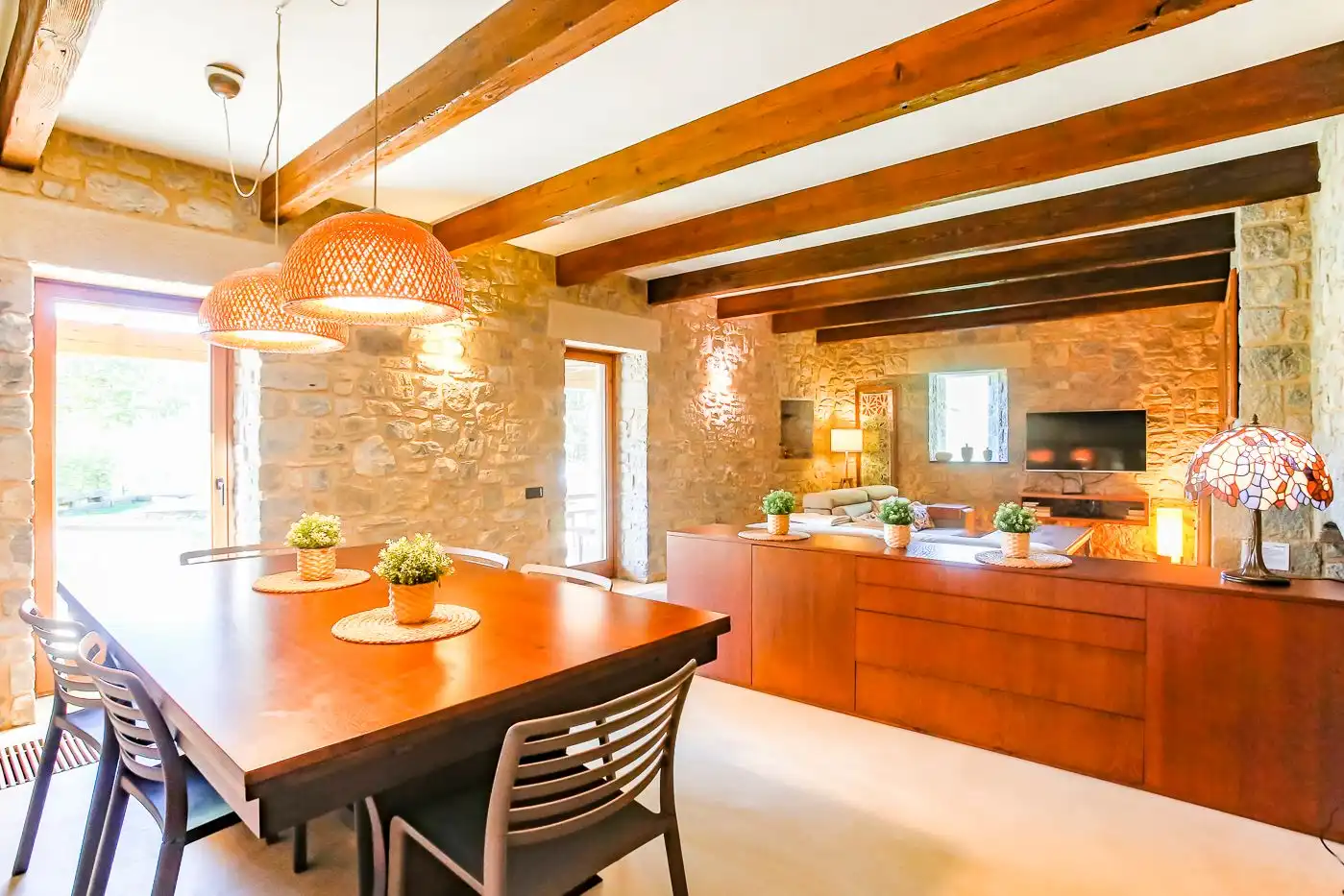 Kitchen of Country homes for sale in Montagut i Oix  with Private garden, Terrace and Swimming Pool