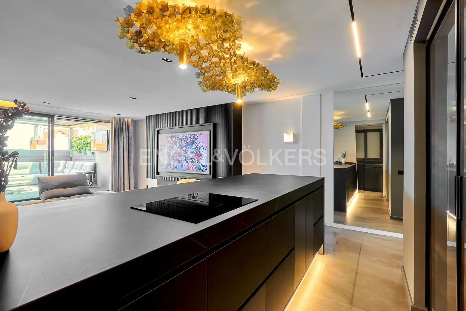 Kitchen of Attic for sale in Barcelona  with Air Conditioner, Heating and Terrace