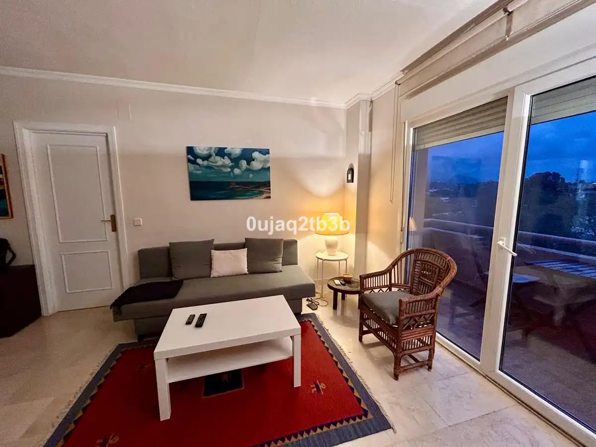 Living room of Apartments for sale in Estepona  with Air Conditioner, Terrace and Community pool