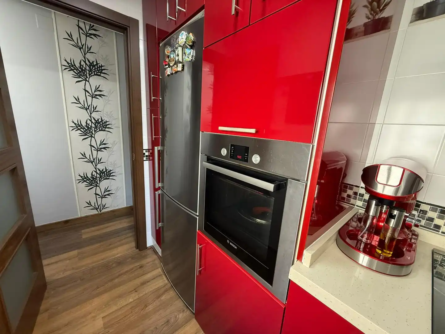 Cocina de Ático en venta en Huelva con Aire acondicionado, Parquet y Amueblado