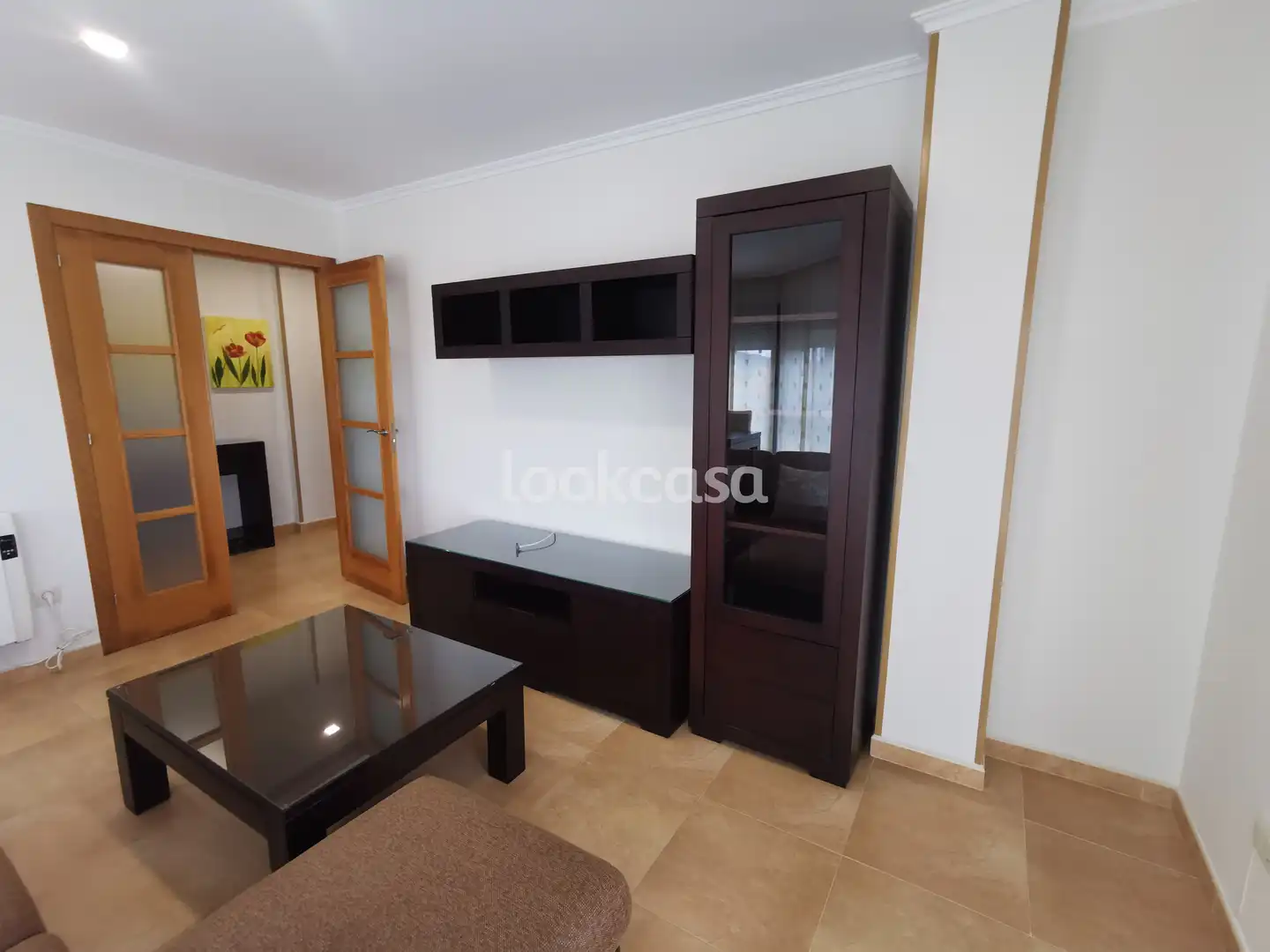 Sala d'estar de Pis en venda en Sanxenxo amb Calefacció, Traster i Moblat
