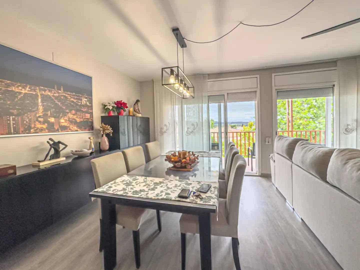 Dining room of Attic for sale in Sant Pere de Ribes  with Heating, Private garden and Parquet flooring