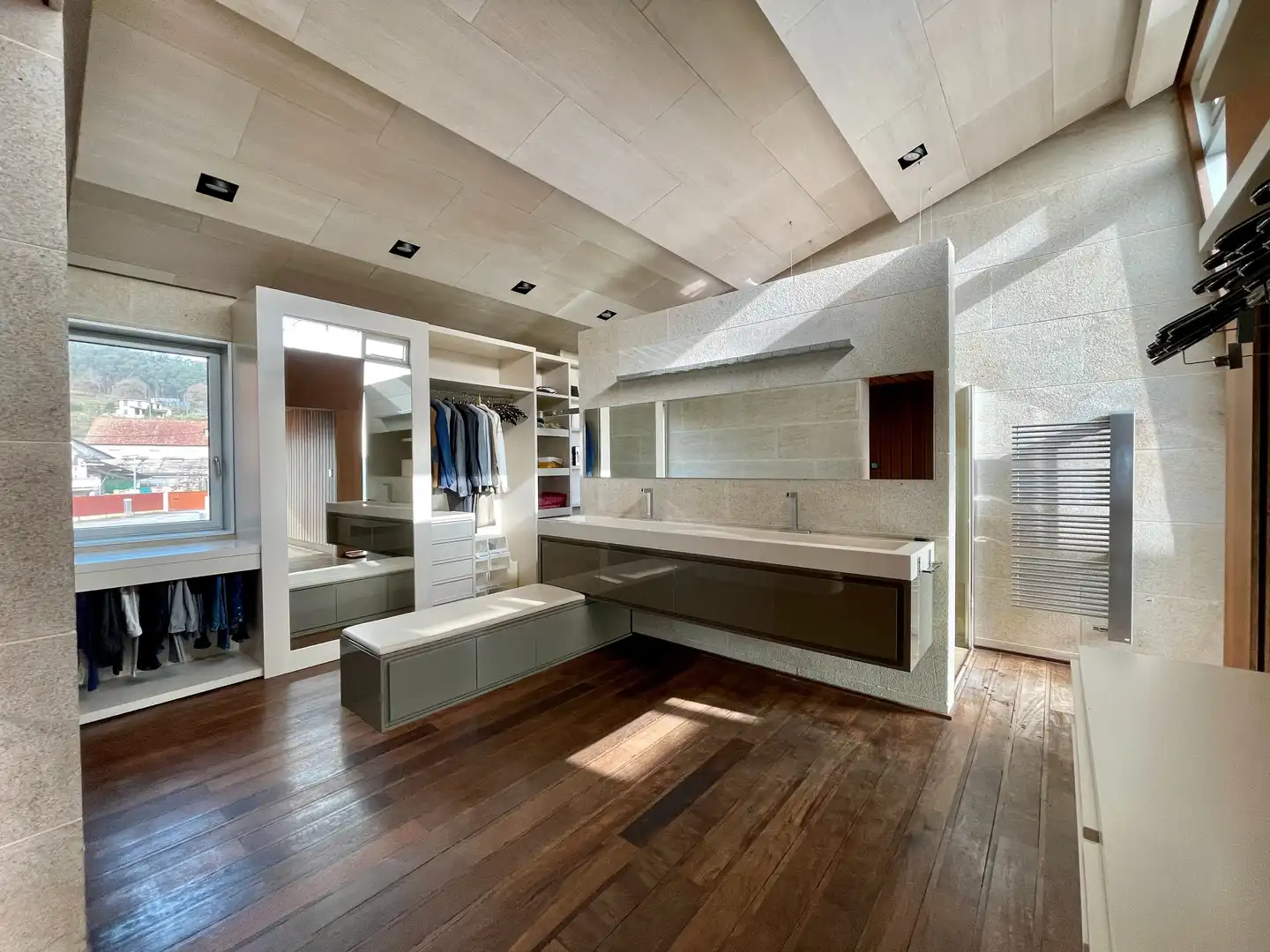 Bathroom of Houses for rent in Vilaboa  with Private garden, Parquet flooring and Terrace