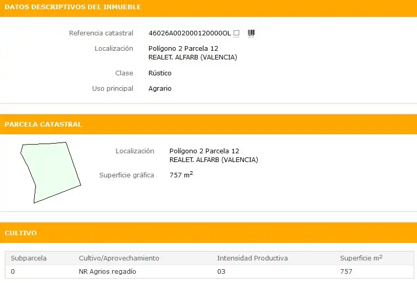 Terreno rústico en venta en Alfarb, imagen 6