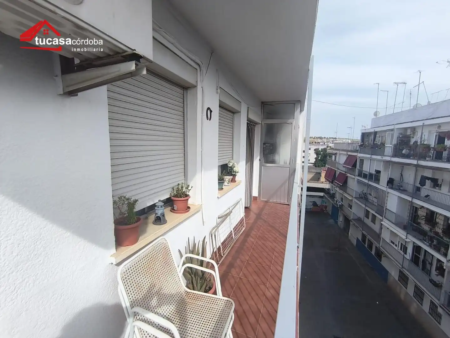 Balcony of Flat for sale in Córdoba  with Air Conditioner, Terrace and Furnished