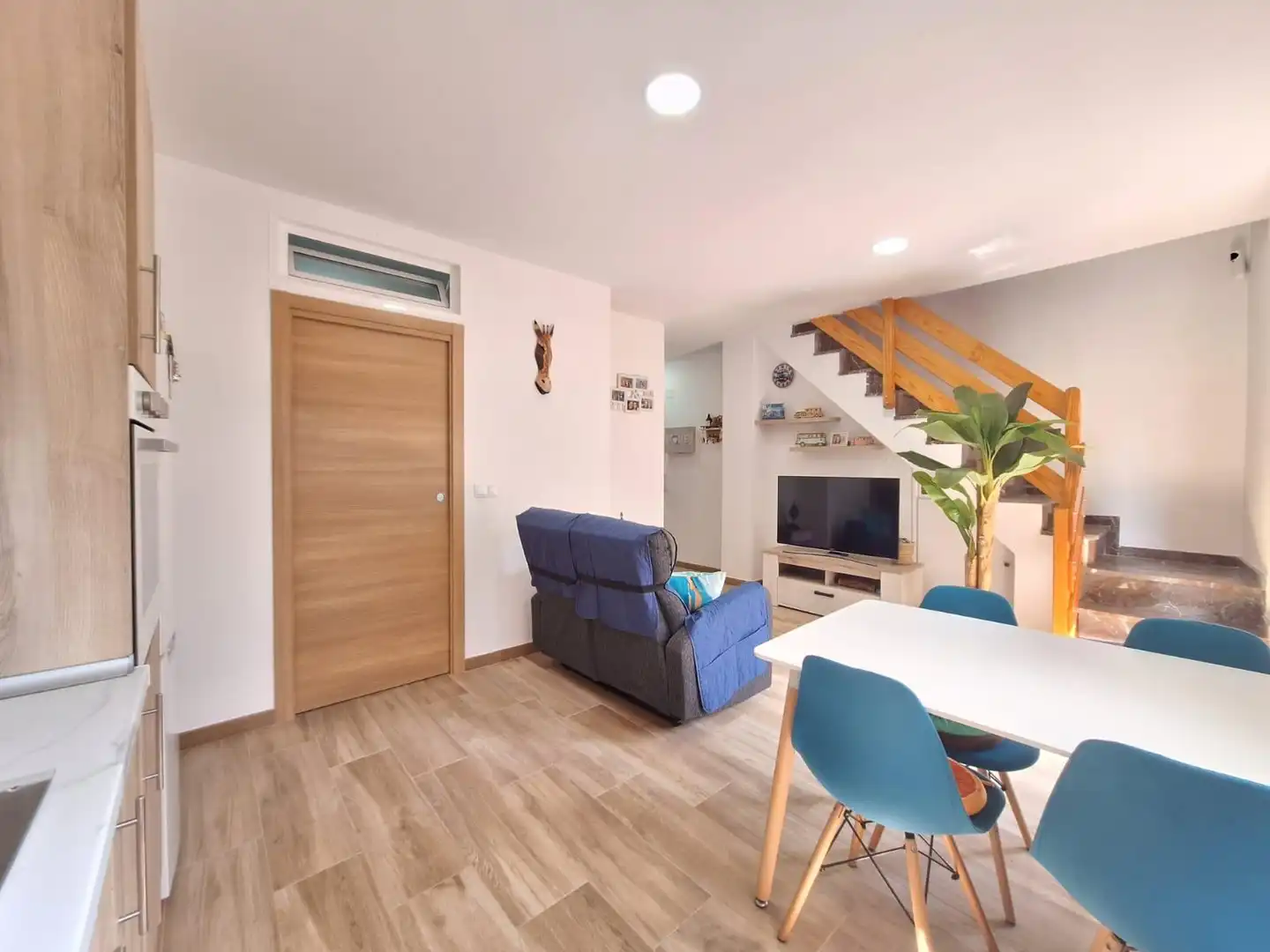 Sala de estar de Dúplex en venta en Valencia con Terraza, Amueblado y Balcón
