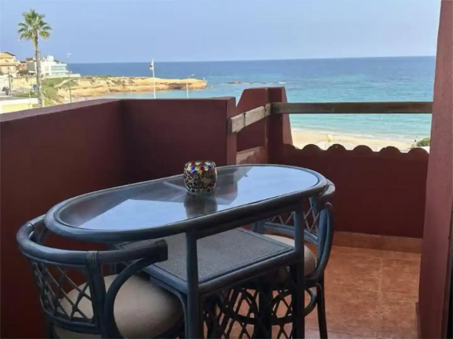 Terrasse von Wohnung zur Miete in Pilar de la Horadada mit Klimaanlage und Balkon