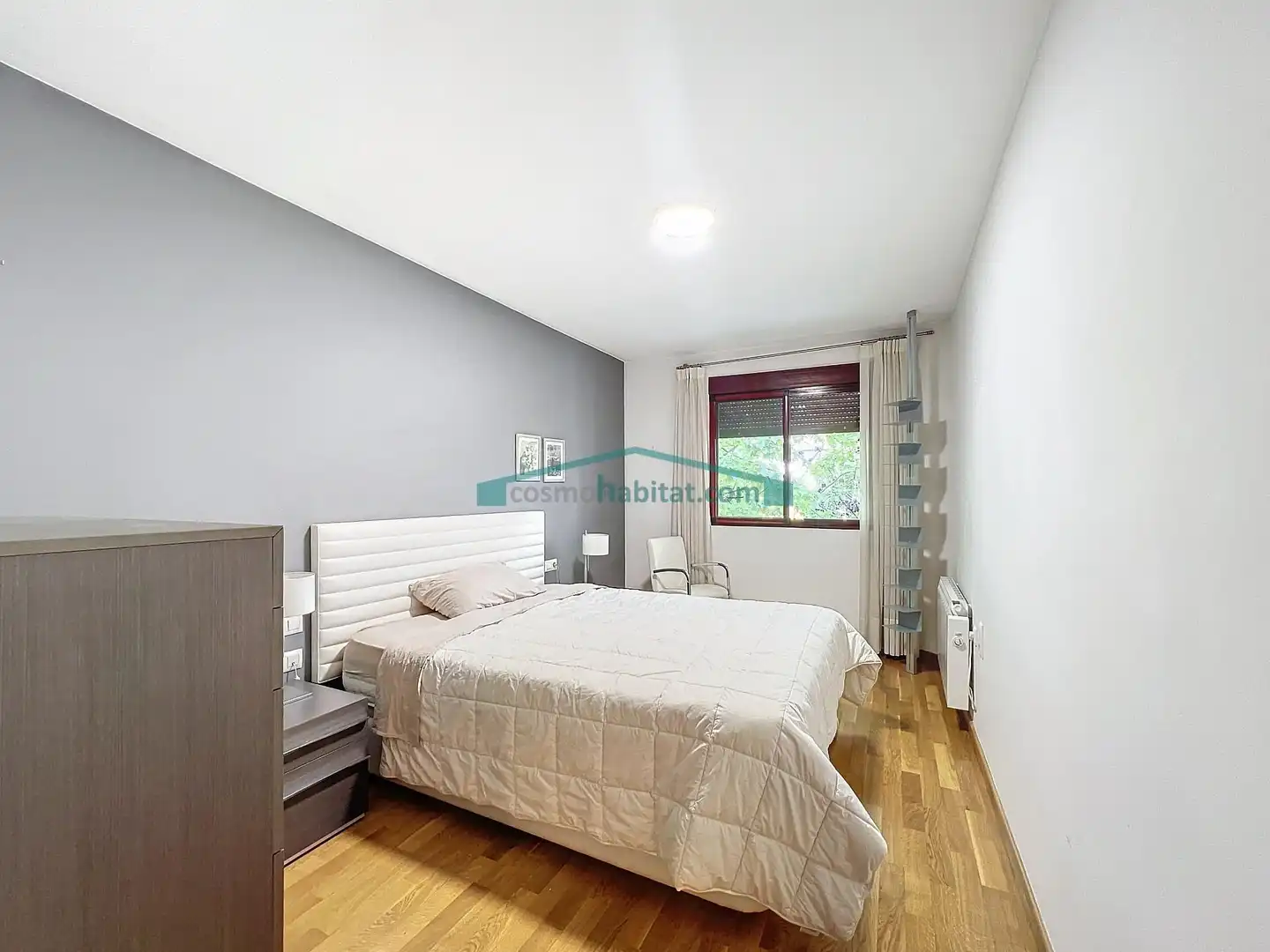 Schlafzimmer von Wohnung zur Miete in L'Eliana mit Klimaanlage, Heizung und Privatgarten