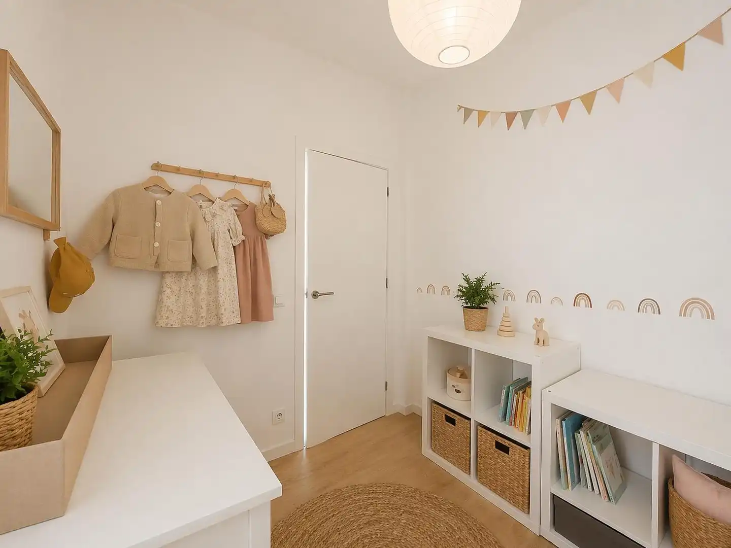 Schlafzimmer von Wohnungen zum Verkauf in Barcelona mit Heizung, Parkett und Terrasse