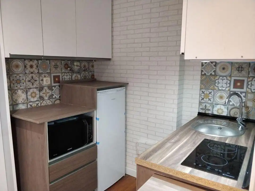 Cuina de Estudi de lloguer en Madrid amb Moblat