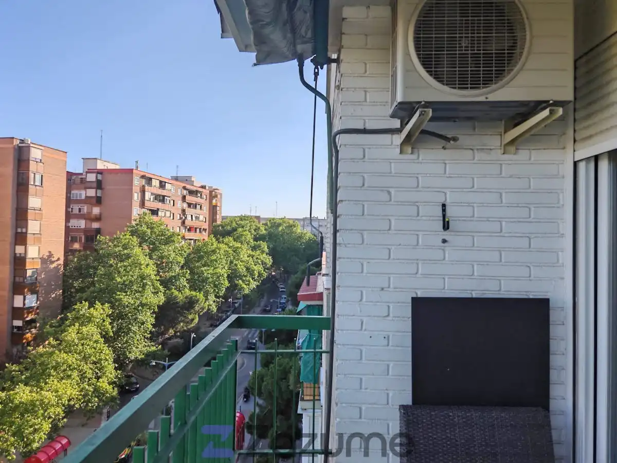 Balcony of Flat for rent in Alcorcón  with Air Conditioner, Heating and Terrace