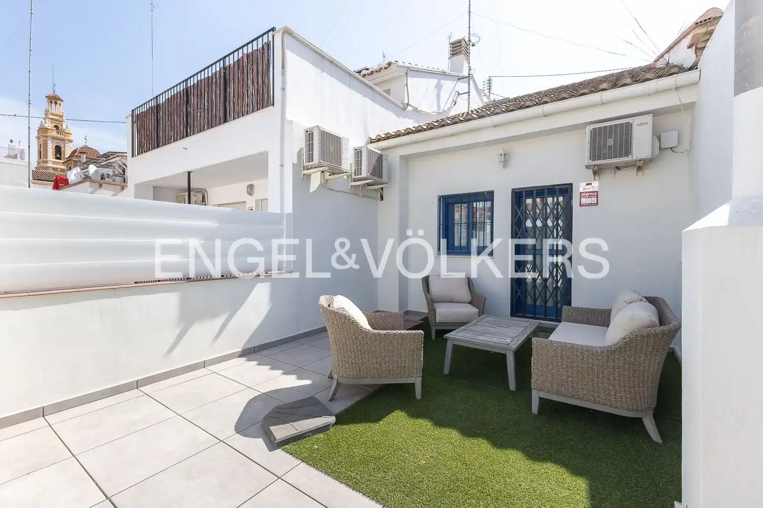Terraza de Casa adosada en venta en Valencia con Aire acondicionado, Calefacción y Parquet