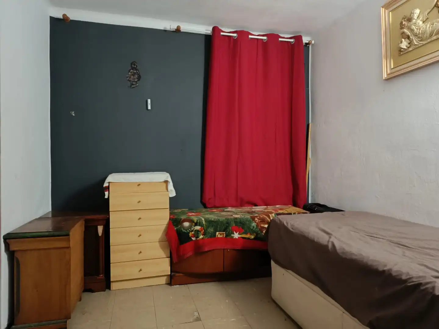 Schlafzimmer von Wohnung zum Verkauf in Terrassa mit Möbliert